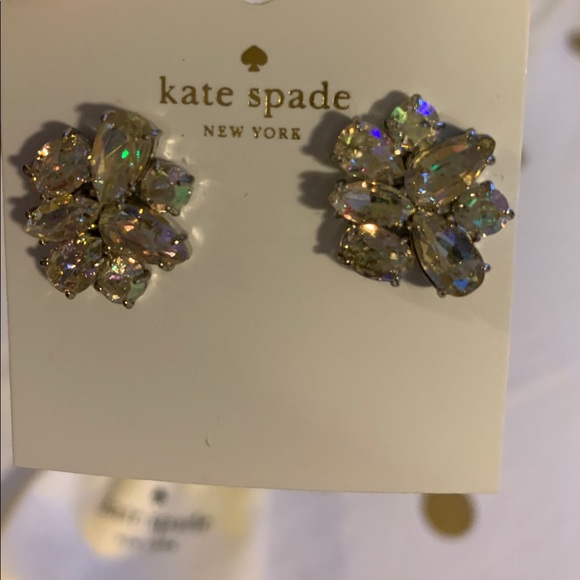Kate Spade White Patina earrings - Picture 2 of 4